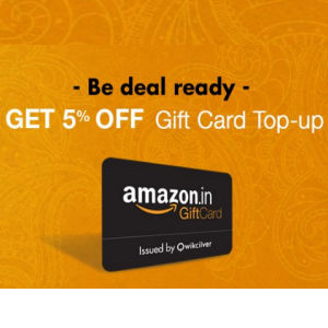 Amazon.in Gift Cards Offer