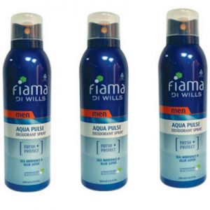 Buy 2 Engage Fiama DiWills Aqua Pulse Deodorant Spray & Get 1 Free