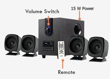 Intex IT 2616 4.1 Multimedia Speaker At Rs 1290 Only - TataCliq