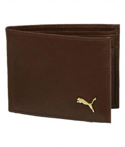 Puma Brown Leather Wallet