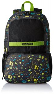 American Tourister Hashtag Black Casual Backpack