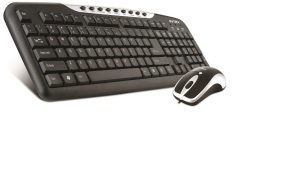 Intex DUO-313 Keyboard and Mouse Combo (Black/Silver) @ 349 Rs only