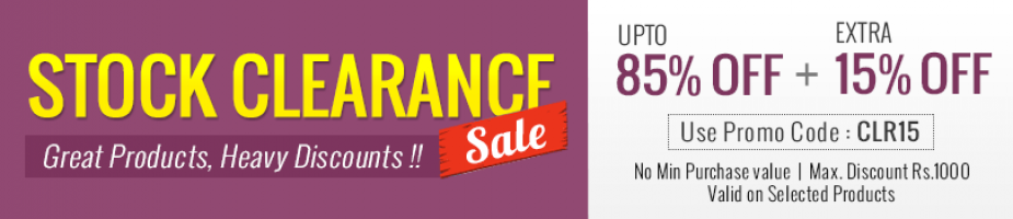 Stock Clearance Sale - Upto 85% Off + Extra 15% Off At Industry Buying