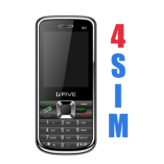 GFIVE W1 Four SIM Powerfull Battery Mobile At Rs 1129 - Shopclues