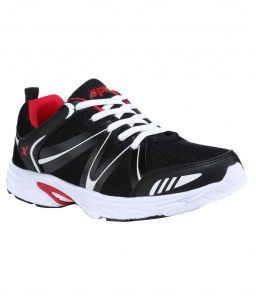 Sparx Black Running Shoes