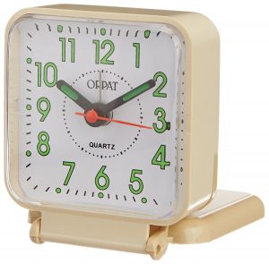Orpat Beep Alarm Clock Cream Colour