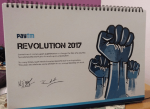 Paytm Revolution 2017 Calendar Free From Paytm