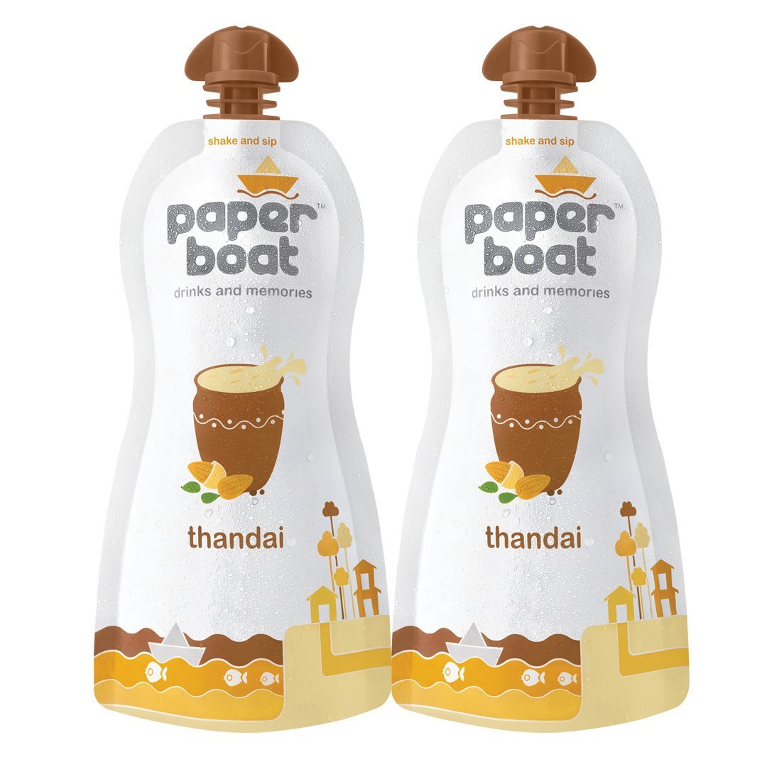 Paper Boat Thandai, Pack of 2 (2 X 200ml) At Rs 64 Only - Amazon