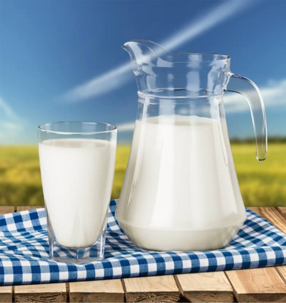 Красивая реклама молока