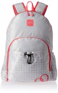 HOOM Polyester Pink School Backpack
