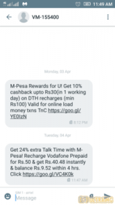 Vodafone M-Pesa Offer