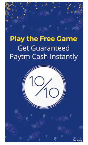 QuizWin Paytm Offer - Play For Free & Win Rs 5 or Rs 1 Paytm Cash