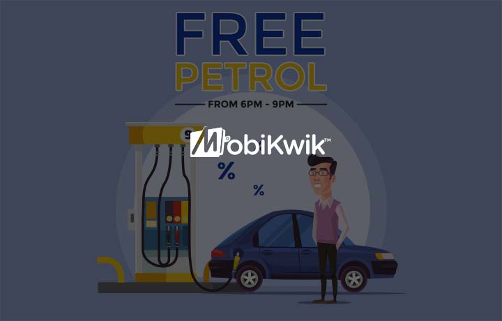 Free Petrol Worth ₹ 100 With MobiKwik