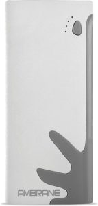 Ambrane 10000 mAh Power Bank (P-1122, NA) (White, Blue, Lithium-ion) At Rs. 699 only