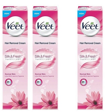 Veet Hair Removal Cream 100g Buy 2 Get 1 Free At Rs. 370 - Amazon