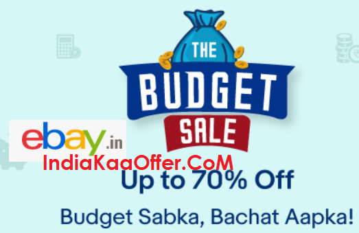 Ebay Budget Sale 1-5 Feb 2018 - Get Upto 70% Off
