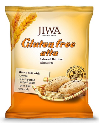 Jiwa Gluten Free Atta 4.5 Kg, (900 Grams x 5 Pack) At Rs 445 - Amazon