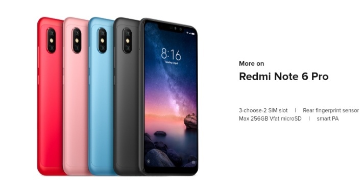 Xiaomi Redmi Note 6 Pro Next Sale date